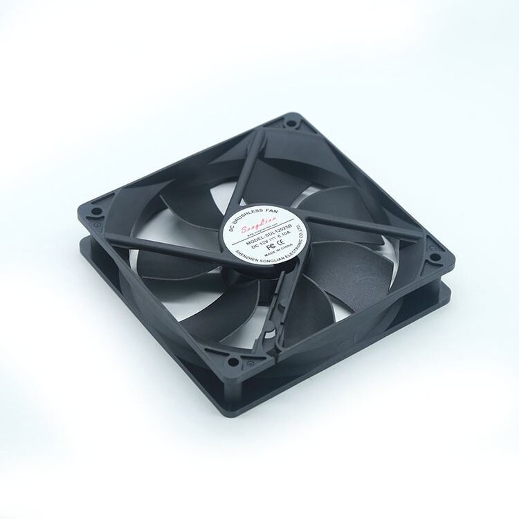 120mm*120mm*25mm Heavy Duty Low Noise 12025 Axial Cooling Fan for Industrial Refrigeration