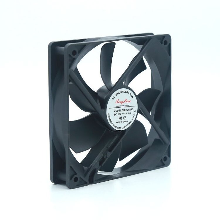 120mm*120mm*25mm Heavy Duty Low Noise 12025 Axial Cooling Fan for Industrial Refrigeration