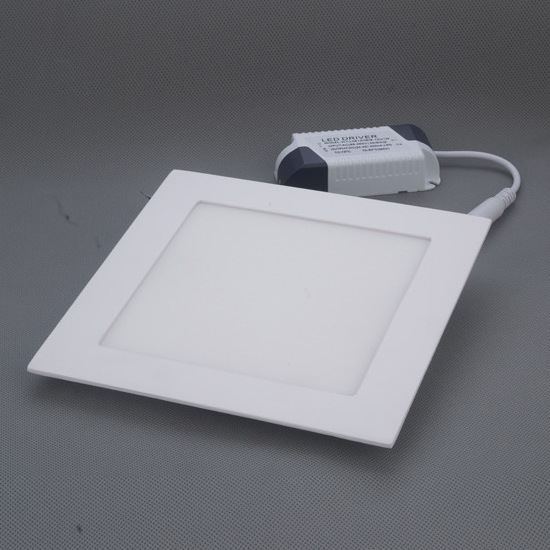 6W LED Square Commercial Panel Light Recessed Ceiling Light Aluminium Panel with Driver Light