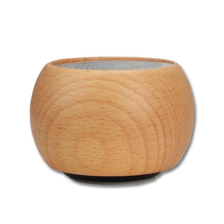 2022 Promotional 3W Wood Wireless Retro Classical Wooden Gift Mini Speaker