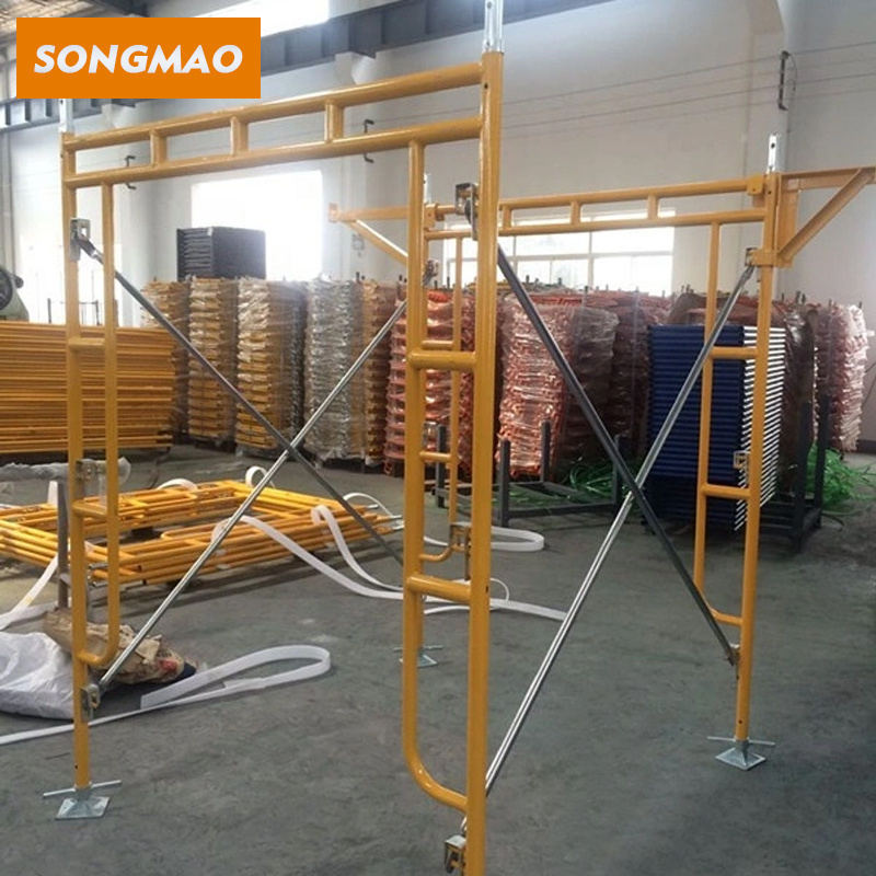 Songmao construction scaffolding framework systems material construction catwalk boards frame scaffolding frame for construction