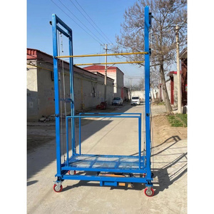 Songmao 2-6m Mobile Electric Lifting Scaffold With Remote Control Outdoor Elevator Lift Electric Scaffolding Platform