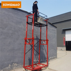 Songmao 6M Mobile Electric Lifting Scaffold  Hydraulic Automatic Scaffolding Elevator For  Construction