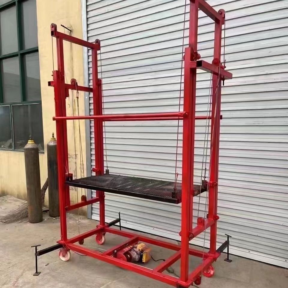 Songmao 6M Mobile Electric Lifting Scaffold  Hydraulic Automatic Scaffolding Elevator For  Construction