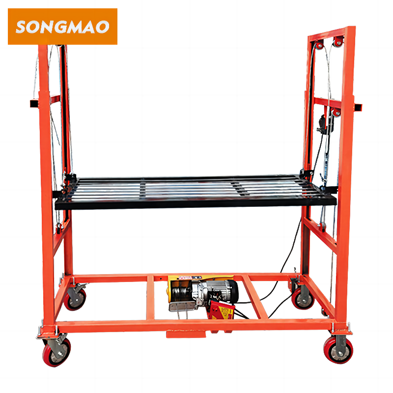 Songmao 6M Mobile Electric Lifting Scaffold  Hydraulic Automatic Scaffolding Elevator For  Construction