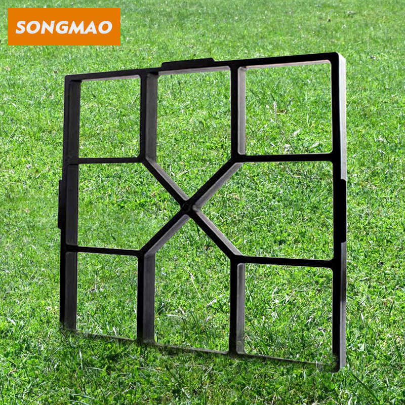 Songmao 2023  DIY Pathmate Concrete Stone Molds Walking Way Paver Mold Paving Molds Plastic