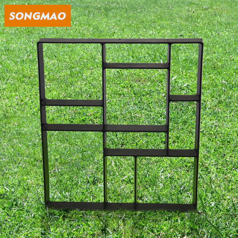 Songmao 2023  DIY Pathmate Concrete Stone Molds Walking Way Paver Mold Paving Molds Plastic