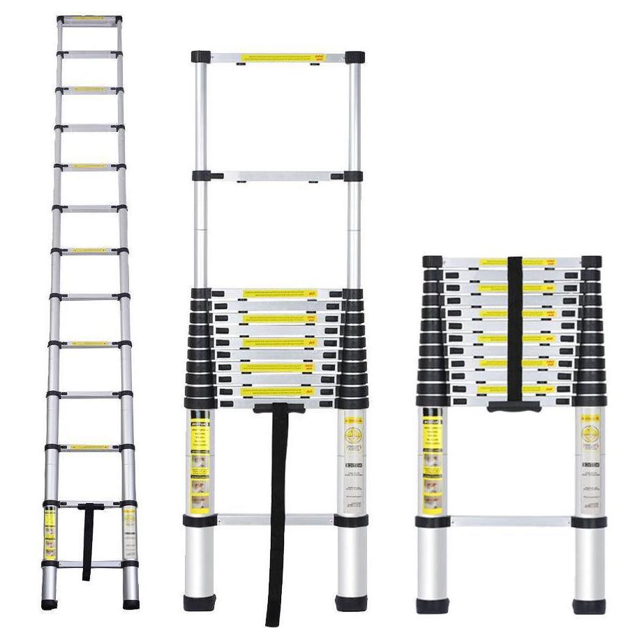 SONGMAO CE 2.5-10m 3 step folding ladder compact folding ladder telescopic