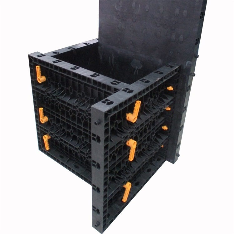 SONGMAO Cheap 100s Reusable Adjustable Plastic Column Formwork Concrete Pillar Mould  Panel System For Construction