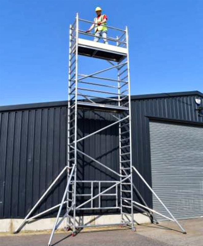 SONGMAO Sale CE 2/6m 10m 12m  Aluminium Echaffaudage Scaffolding Tower Ladder For Construction