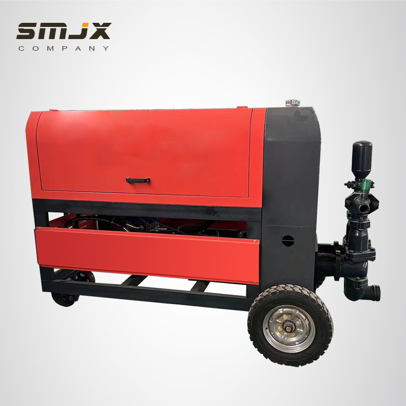 Hot sale mobile concrete mixer with pump concrete pump price