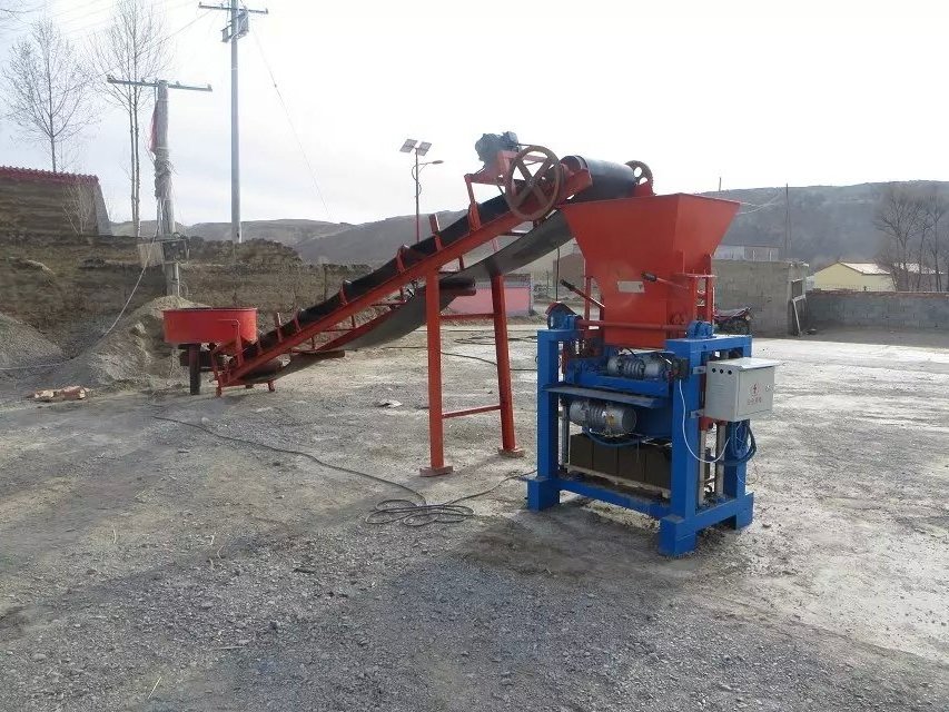 SONGMAO Fully Automatic Brick Making Machine Line  Electric Cement Hollow Block Making Machine