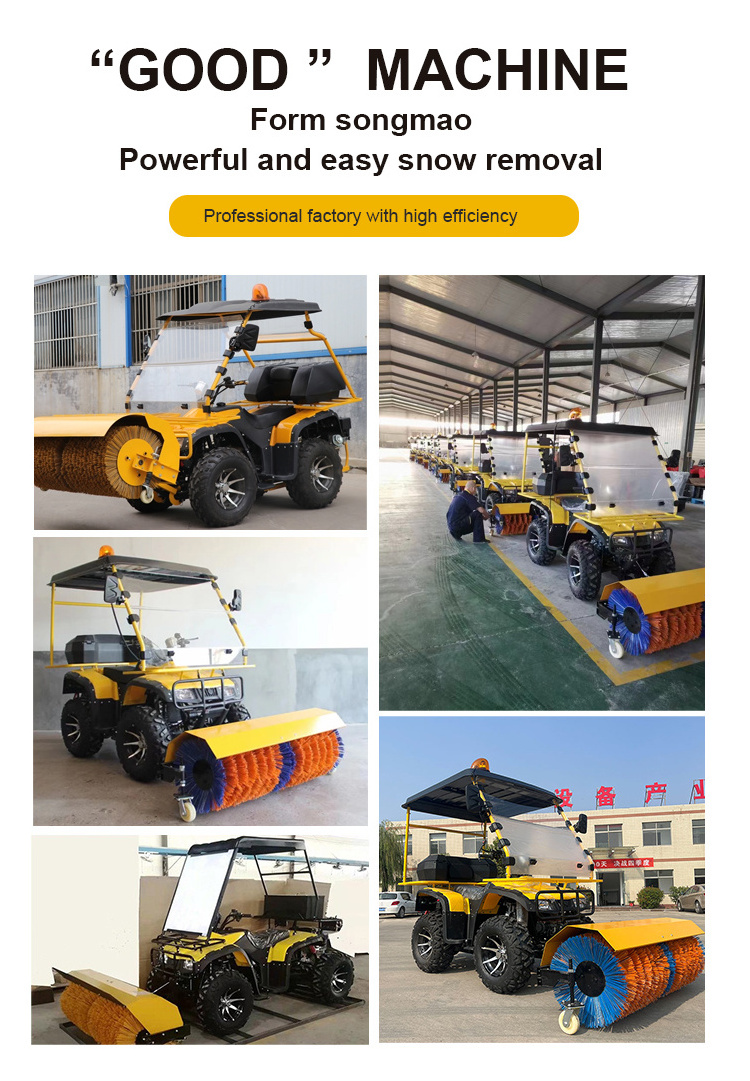 Factory Direct Sales High   quality Snowplow tractor cleaning truck Double Engine Snow Blower