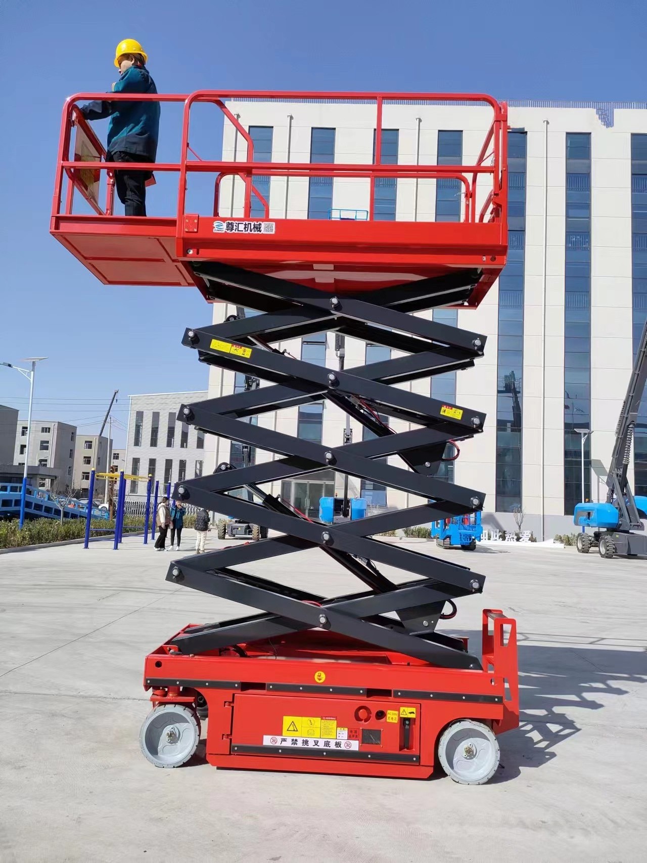 High quality 4-12M Electric Hydraulic Mobile Platform New Currents Scissor Lift Electric Lifting Scaffold Lift