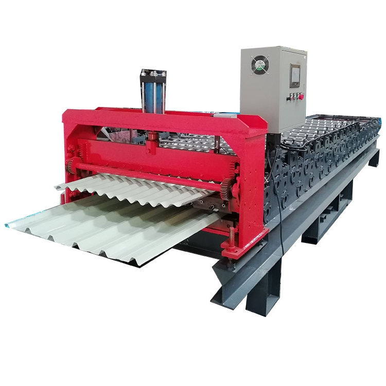 Metal Roofing Sheets Machinery IBR Iron Sheet Tile Roof Panel Making Roll Forming Machine