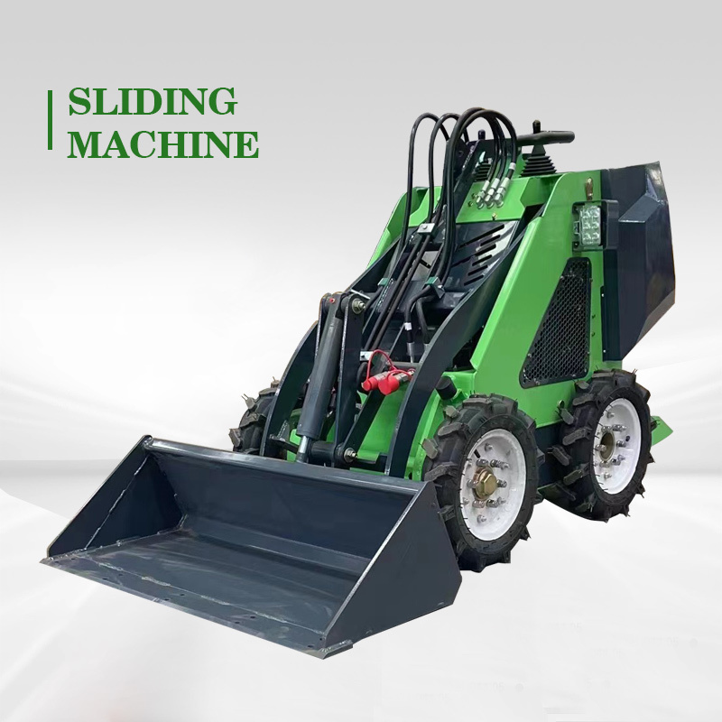 Mini Skid Steer Loader Diesel Small Skid steer Loader With Multiple Attachment