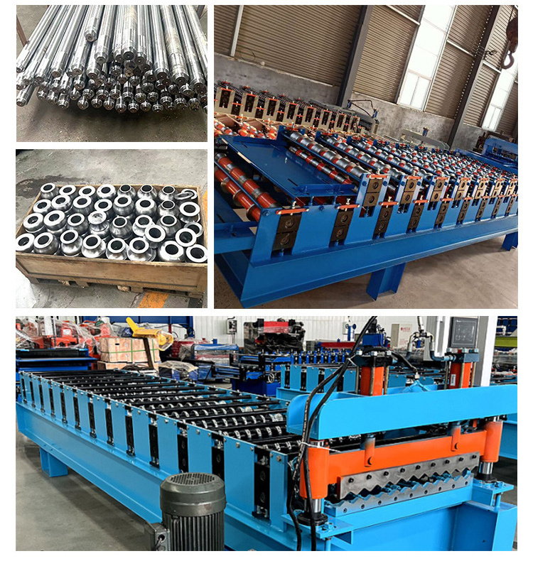 2023 Steel Roll Used Roofing Sheets Making Machine Double Layer Roof Tile Making Forming Machine