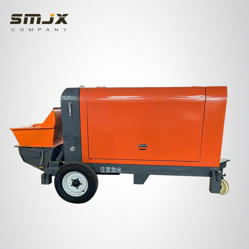 Hot sale mobile concrete mixer with pump concrete pump price