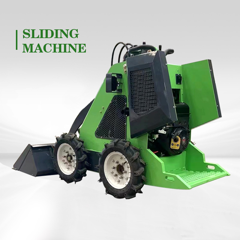 Mini Skid Steer Loader Diesel Small Skid steer Loader With Multiple Attachment