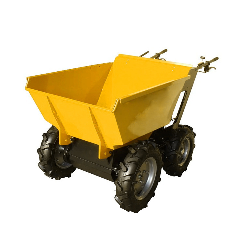 SONGMAO 300kg/100L Gasoline Wheel Barrow Cement Heavy Duty Wheelbarrow For Construction