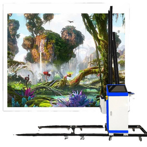 SONGMAO Vertical Wall Painting Machine Outdoor And Indoor Printer For Wall HD Precision 3D TV Background Wall Printer