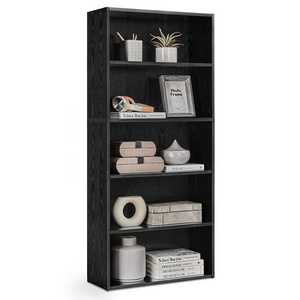 VASAGLE Display Storage Shelves Floor Standing Unit  for Living Room 5-Tier Open Bookcase with Adjustable Storage Shelves