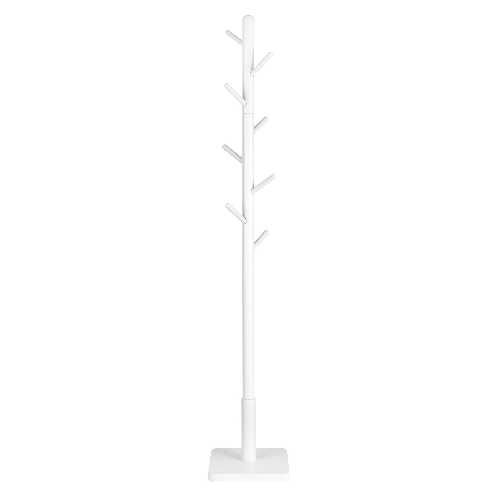 VASAGLE freestanding Solid wood coat rack stand Free Standing Hall Coat Tree 8 Hooks for Entryway