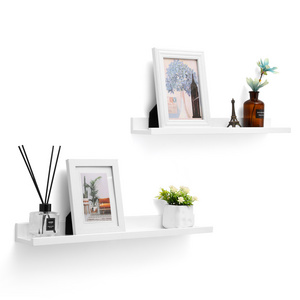 SONGMICS modern corner floating shelves wall & display shelves wooden cube shelves