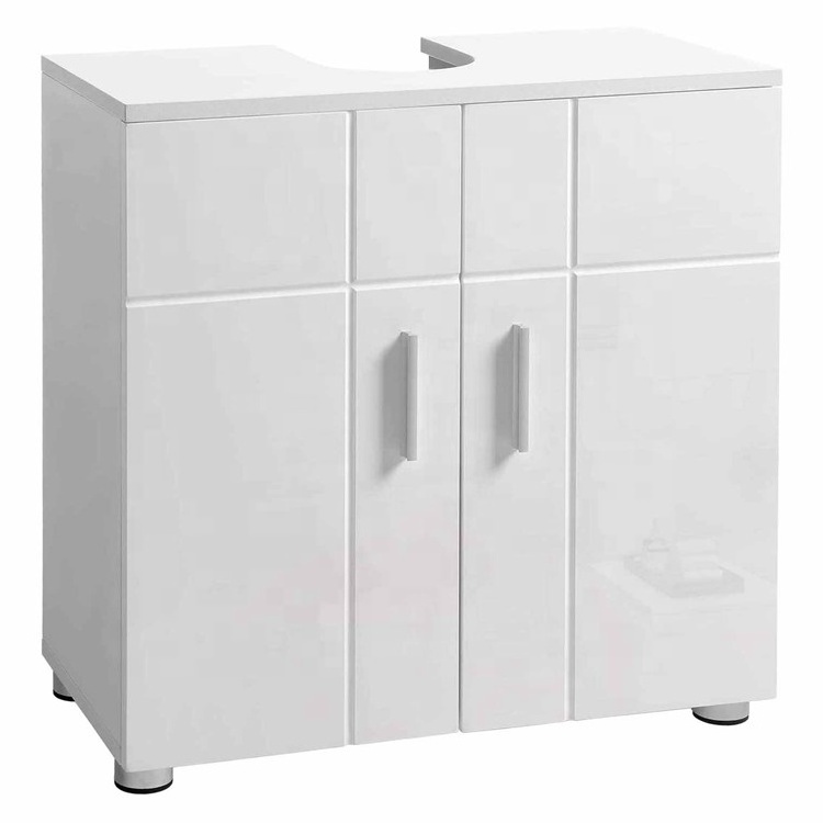 VASAGLE Under Sink Storage Cabinet Bathroom Vanity Basin Cabinet with Double Door Adjustable Shelf Feet Soft Close Hinges