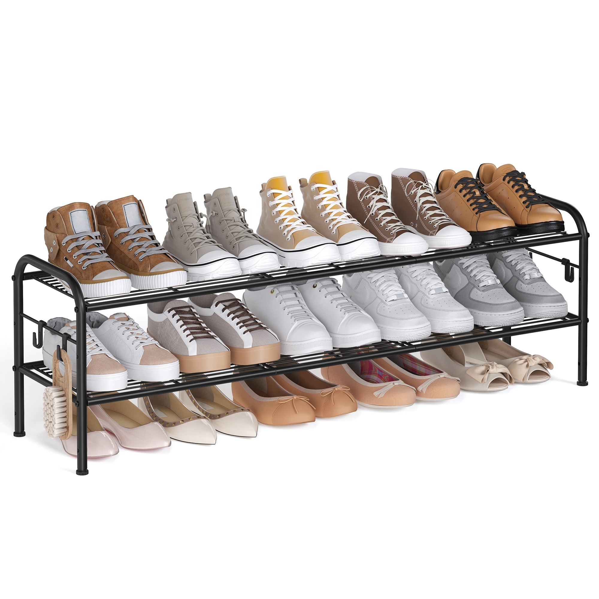 SONGMICS entry way shoe rack shelves for shoes in the house shoes organizer rack