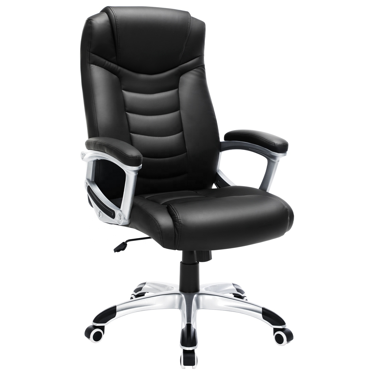 SONGMICS  Wholesale indoor Modern high back PU ergonomic swivel office chair OEM produce executive Luxury leather office chair