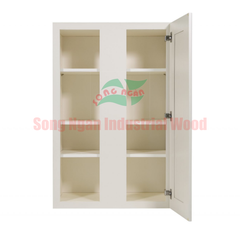 [Vietnam factory] American Kitchen Cabinets All Wood Shaker Style for wholesale and project