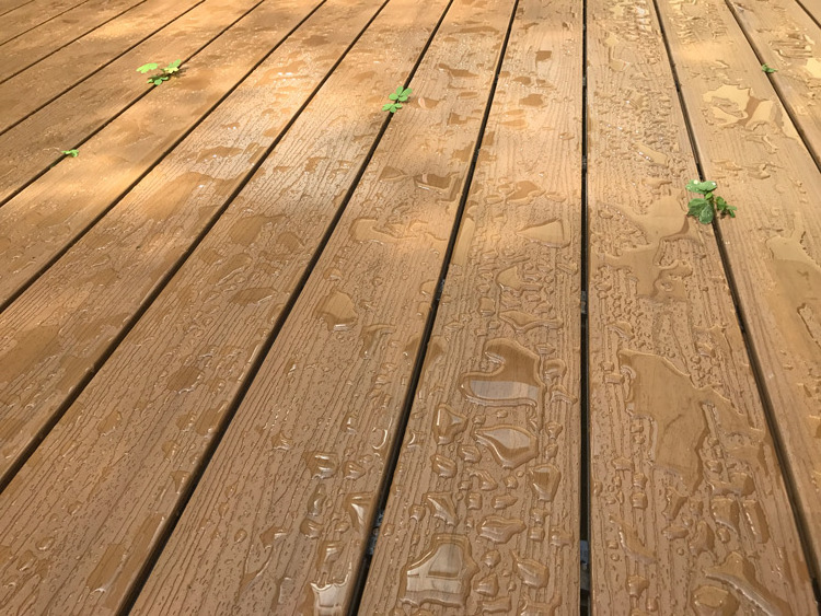 New Generation LIKEWOOD Outdoor PVC Composite Decking Plastic flooring  Terrace Deck