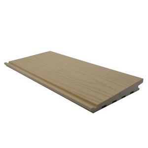 PVC /WPC plastic wood house prefabricated facade cladding  wall siding panel