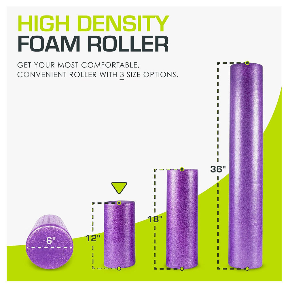 Custom Logo High Density EPP Foam Roller 90CM Extra Firm Physical Therapy Exercise Yoga Pilates Deep Tissue Massage Roller