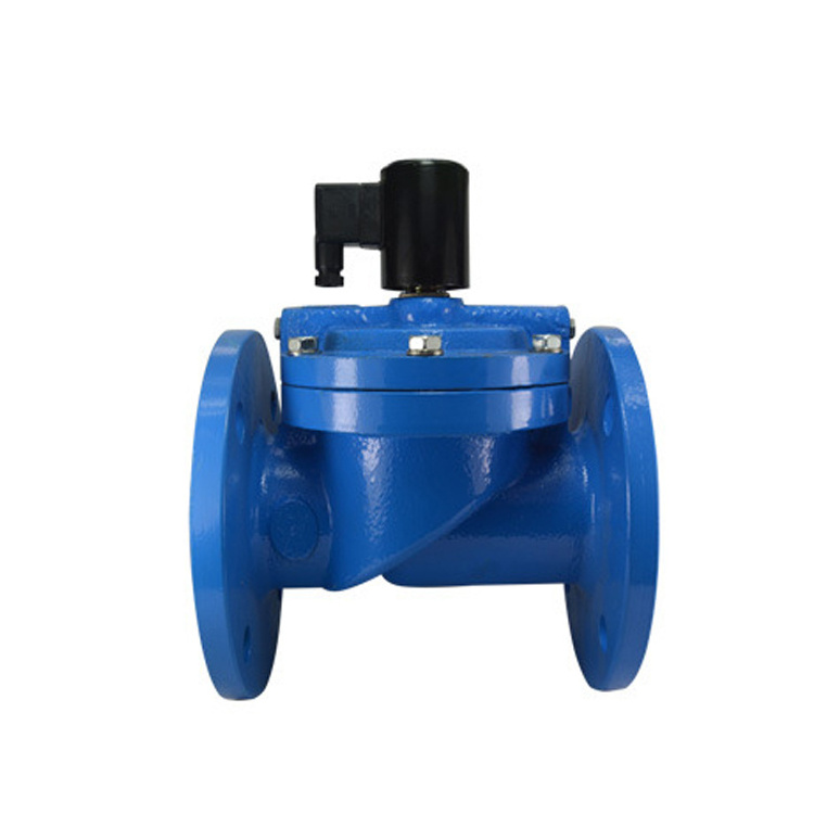 12V 24V 110V 220V 240V 4inch DN100 Flange Normally Closed Open Diaphragm Magnetic Control Cast Iron Water Solenoid valve