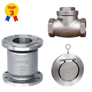 1/2inch pn 16 non return check valve manual medium tenmperature swing type stainless steel bsp cf8 lift check valve