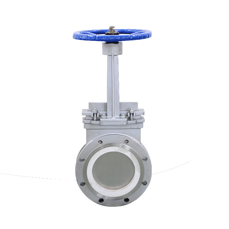 SONGO DN250 Hand Wheel SS304 SS316 Wear-resisting Ceramic Flange Type Lug Type Knife Gate Valve