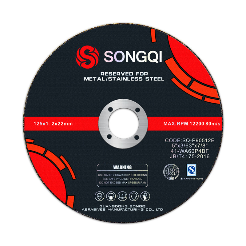 SONGQI 5 inch  125mm iron concrete granite glass marble steel metal abrasive cutting disc