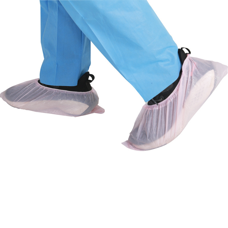 Protective Non Slip Shoe Cover Rain Waterproof  Pe Shoe Covers hospital Shoes Plastic Cover