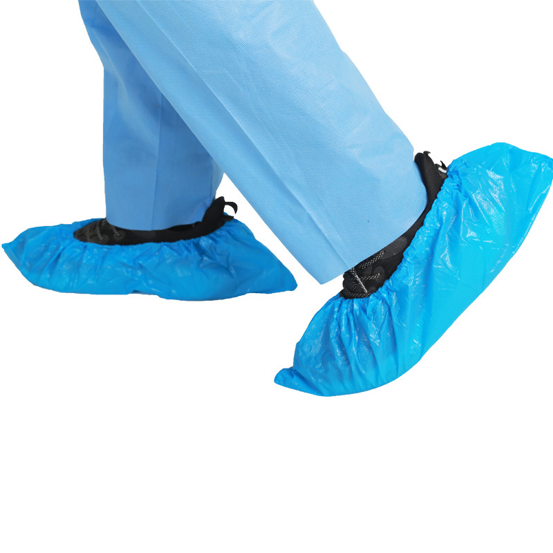 Protective Non Slip Shoe Cover Rain Waterproof  Pe Shoe Covers hospital Shoes Plastic Cover