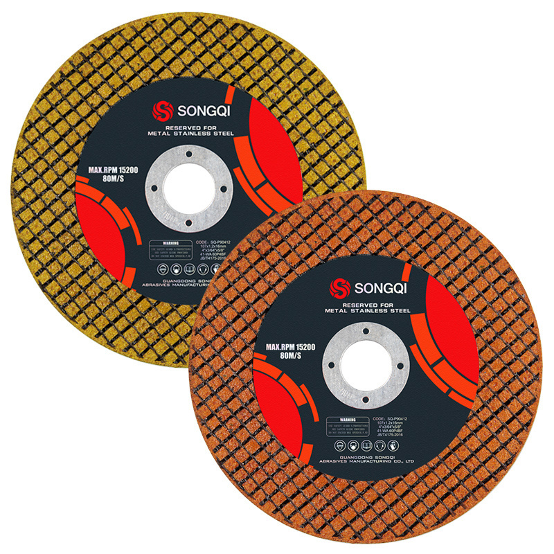 SONGQI Angle grinder cutting wheel 4inch thickness 107mm super thin cutting wheel for stainless steel cut off disc