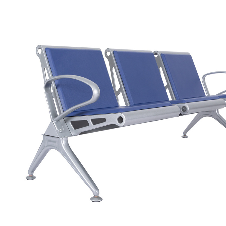 2022  waiting room chairs for sale medical gang chair 5 seater used pu801