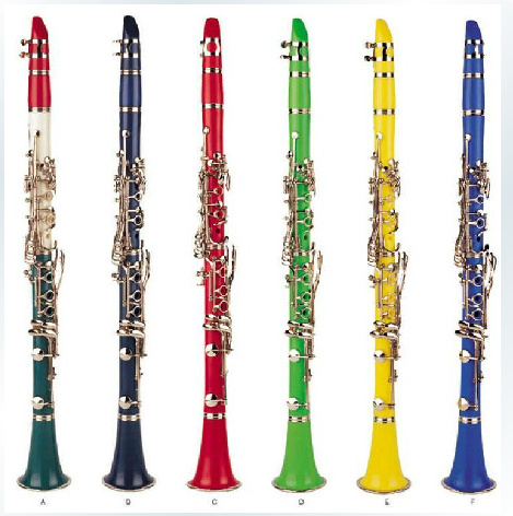 colorful clarinet 17KEYS ABS clarinet Bb