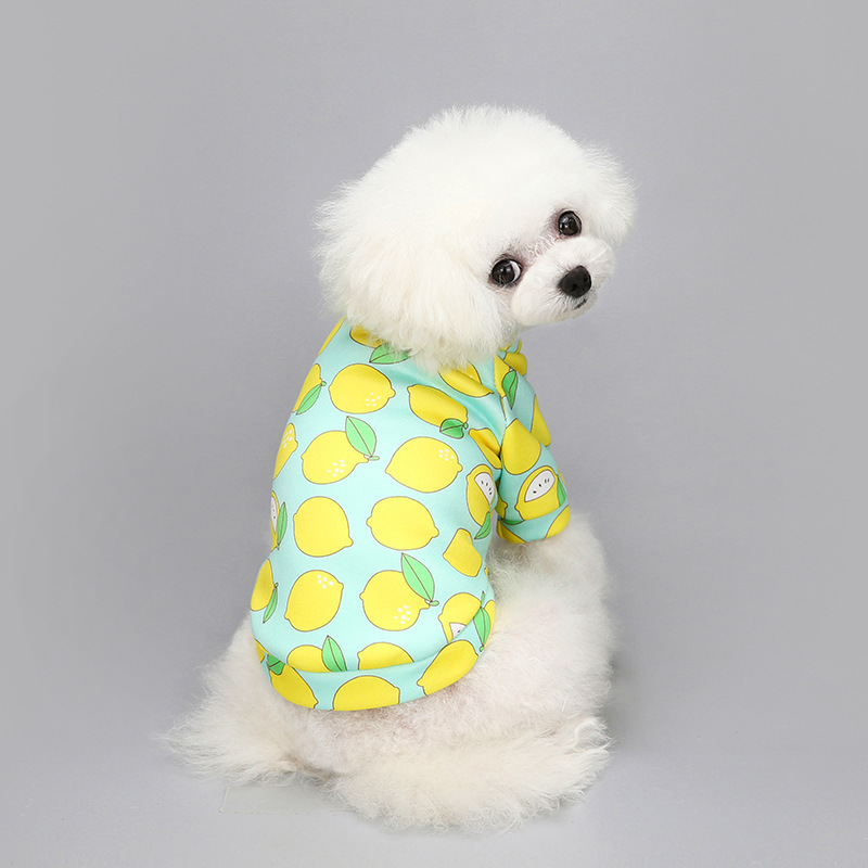 Cute Cartoon Pet Clothing winter cloth shirt dog hoodie & fall Casual Vests Cat Puppy Dog Clothes for Small Pets