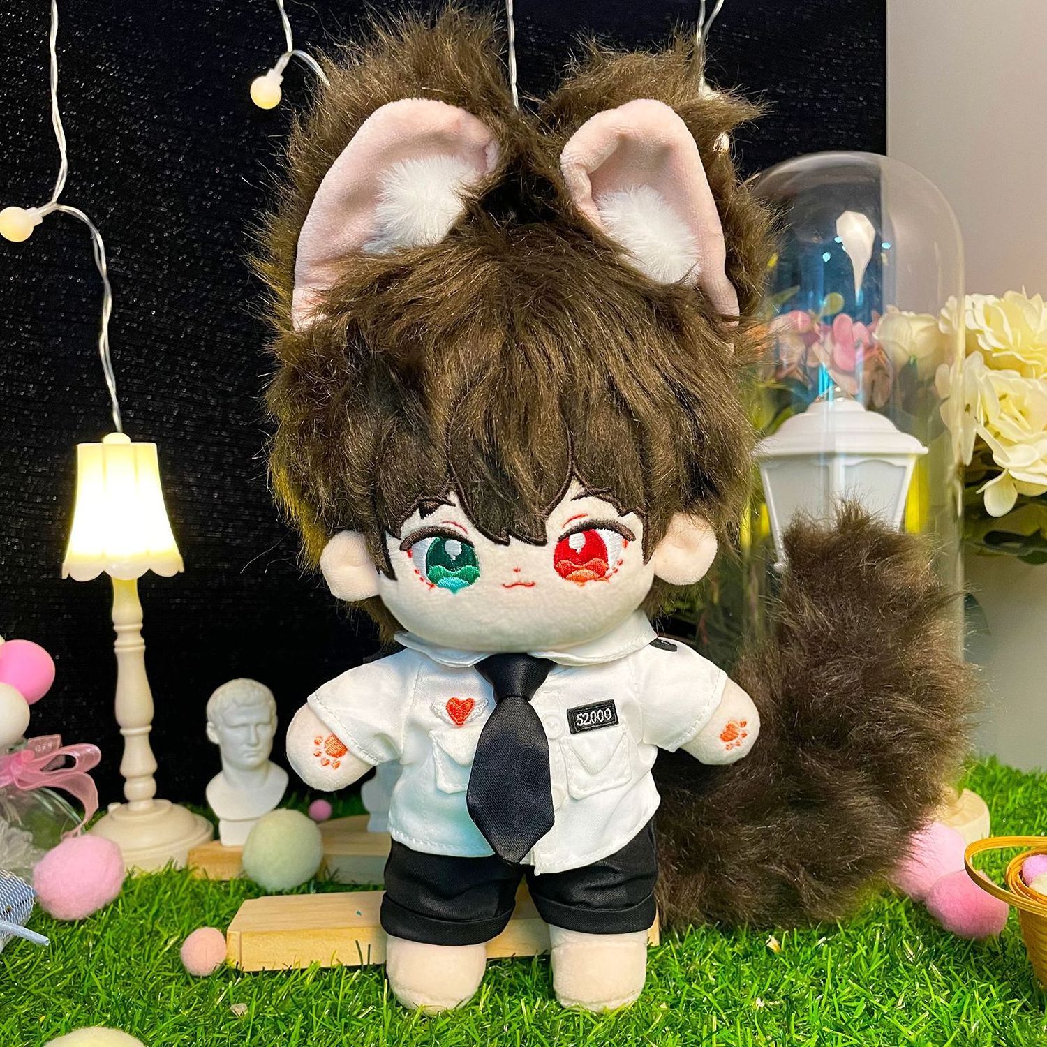 SongshanToys kawaii anime plushies soft stuffed baby kids toy 20cm korean custom plush dolls kpop cotton dolls for girl