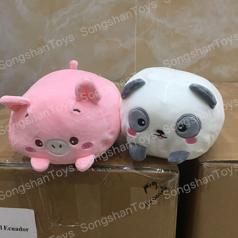 plushie cute kawaii anime soft peluches Wholesale Custom birthday Gift Stuffed Animal Hamster panda cat cushion pillow Plush Toy