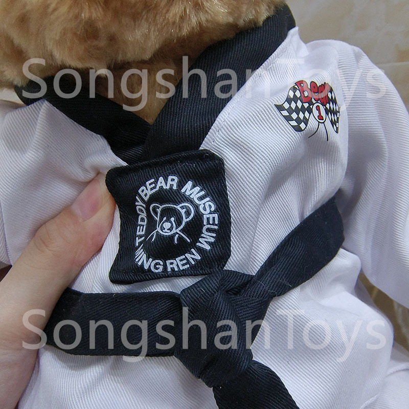 peluches plushies plush OEM Customised logo Bear Toy Martial arts club activity gift Taekwondo teddy bear stuffed toys