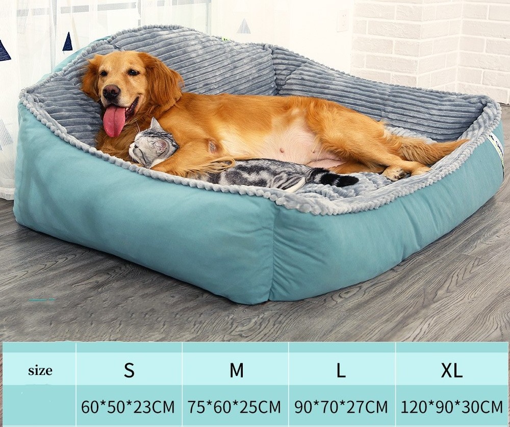 SongshanToys Wholesale custom soft plush pet product beds & accessories luxury human size dog bed for large dogs