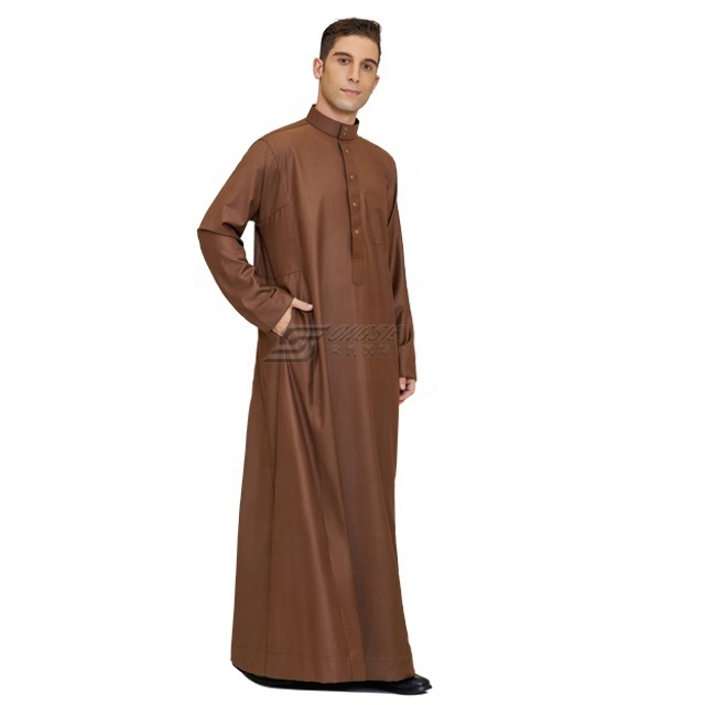 New design Daffah Thobes Muslim Clothing Robes Men Abaya Al Aseel Thobe